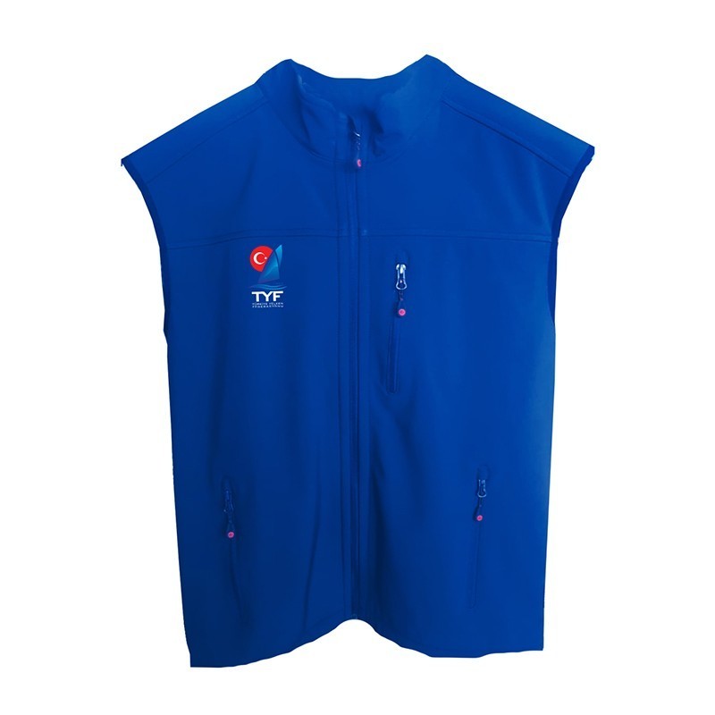 TYF LOGOLU RÜZGAR GEÇİRMEZ YELEK shop yükleyeceğim Bedenler Slim Fit Dar kalıp şeklindedir, bir