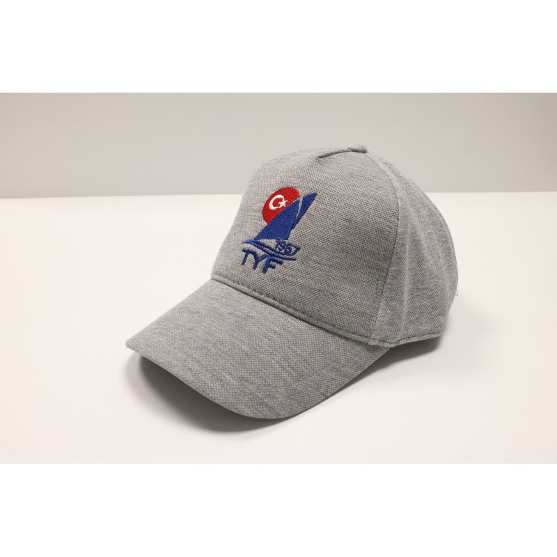 TYF Logolu Gri Şapka