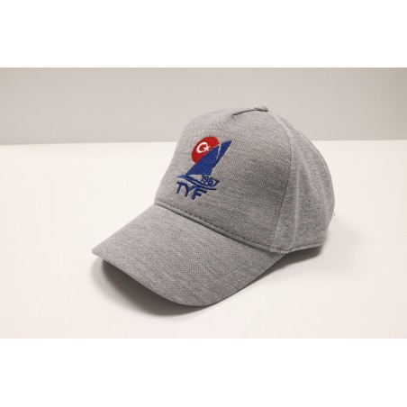 TYF Logolu Gri Şapka