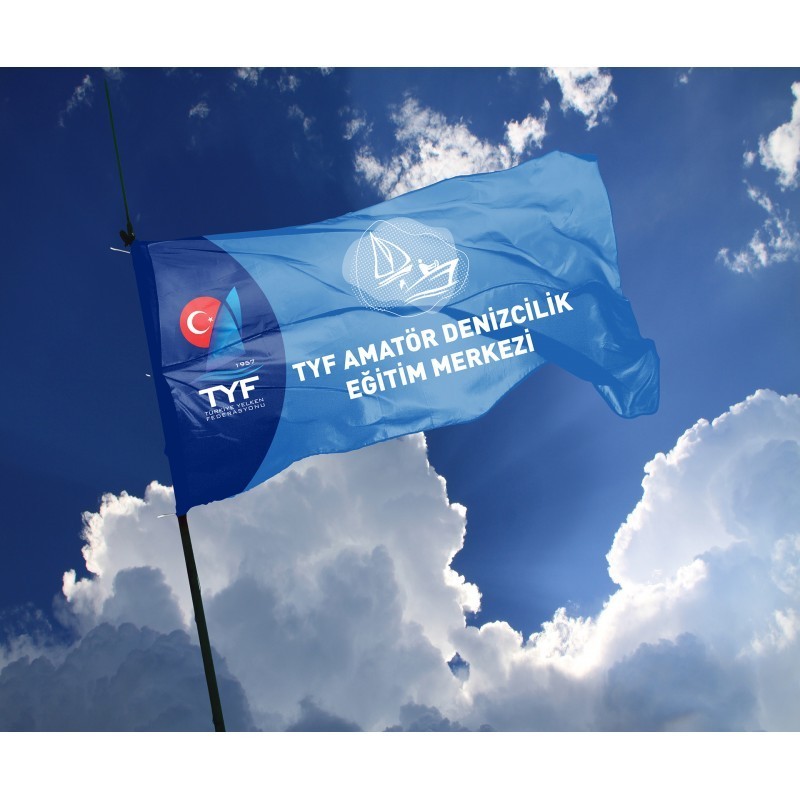 TYF AMATÖR DENİZCİLİK EĞİTİM MERKEZİ BAYRAĞI