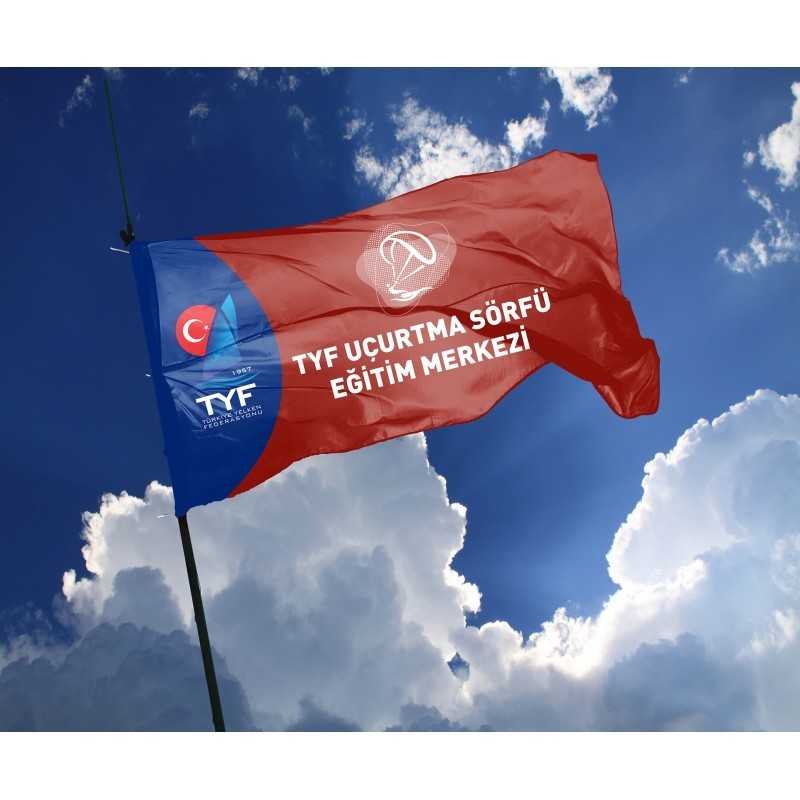 TYF UÇURTMA SÖRFÜ EĞİTİM MERKEZİ BAYRAĞI