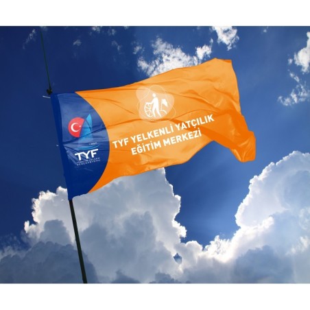 TYF YELKENLİ YATÇILIK EĞİTİM MERKEZİ BAYRAĞI