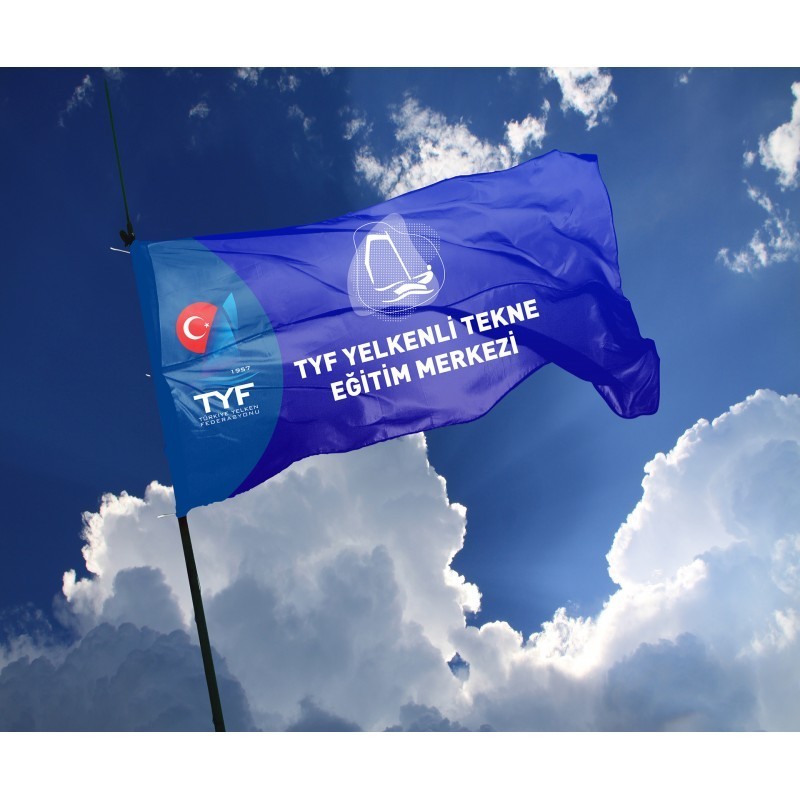 TYF YELKENLİ TEKNE EĞİTİM MERKEZİ BAYRAĞI