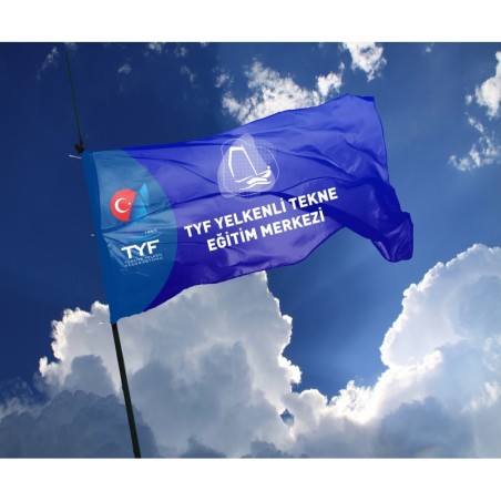 TYF YELKENLİ TEKNE EĞİTİM MERKEZİ BAYRAĞI